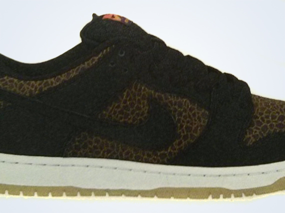 Nike SB Dunk Low – Black – Brown Crackle Print