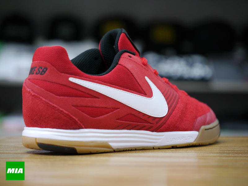 Nike Sb Lunar Gato Red White Gum 4