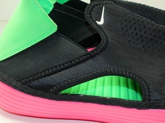 Nike Solarsoft Rache Black Pink Green Unreleased Sample