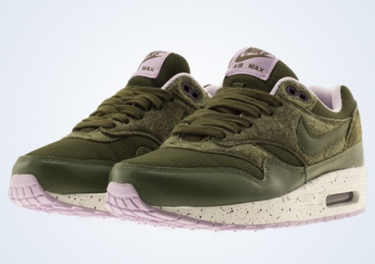 Nike WMNS Air Max 1 – Dark Loden – Medium Olive – Violet Frost