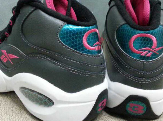 Reebok Question - Grey - Teal - Pink