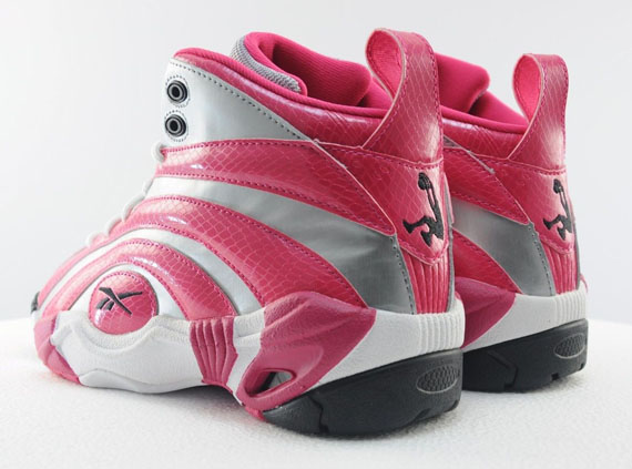 Reebok Shaqnosis Silver Pink Snake 11