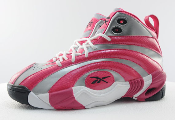 Reebok Shaqnosis Silver Pink Snake 2