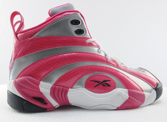 Reebok Shaqnosis Silver Pink Snake 4