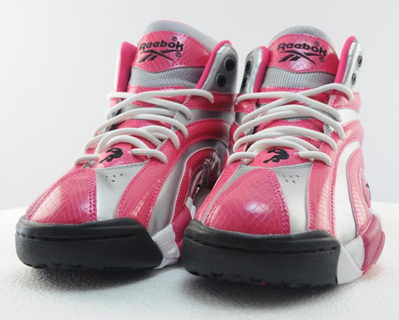 Reebok Shaqnosis Silver Pink Snake 8