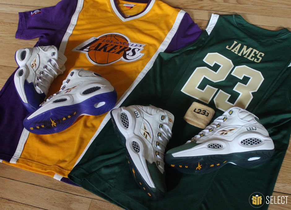 Sn Select Reebok Question Lost Pes Lebron Kobe 12