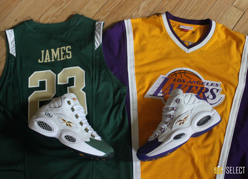 Sn Select Reebok Question Lost Pes Lebron Kobe 21