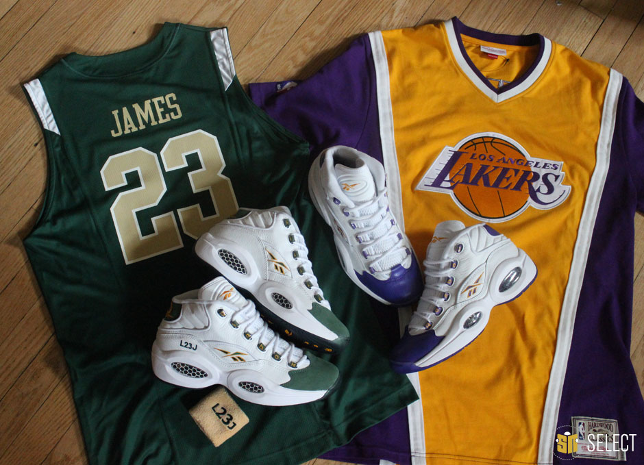 Sn Select Reebok Question Lost Pes Lebron Kobe 3