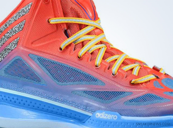 adidas Crazy Light 3 - High Res Red - White - Blast Blue