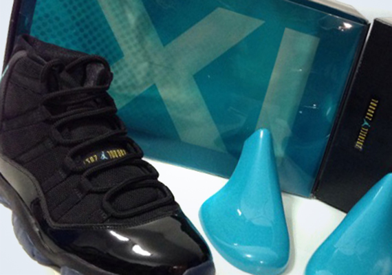 Air Jordan 11 Black Gamma Blue Varsity Maize