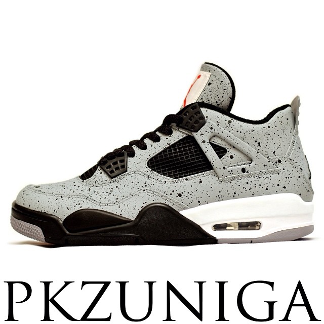 Air Jordan 4 Cement Flip Customs 02