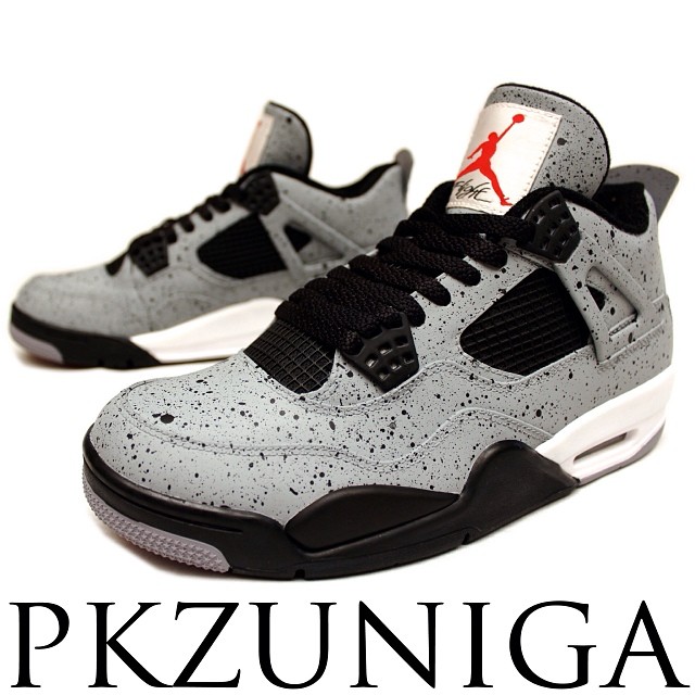 Air Jordan 4 Cement Flip Customs 03