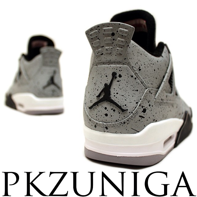 Air Jordan 4 Cement Flip Customs 05