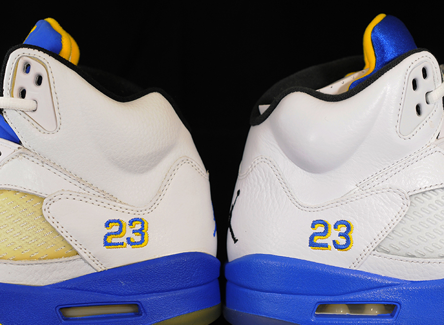 Air Jordan 5 Laney 2000 2013 Comparison