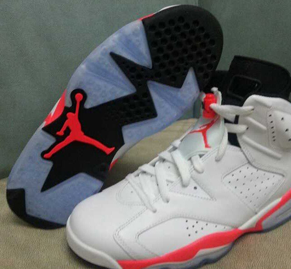 Air Jordan 6 Gs White Infrared 4