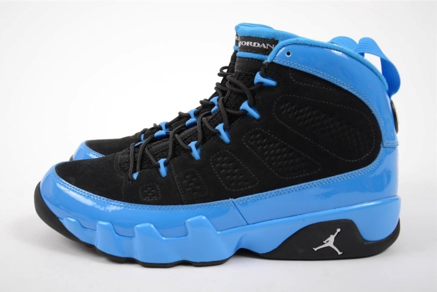 Air Jordan 9 Photo Blue Black Sample Ebay 05