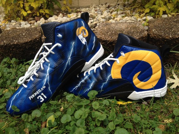 Air Jordan Los Angeles Rams Customs 09