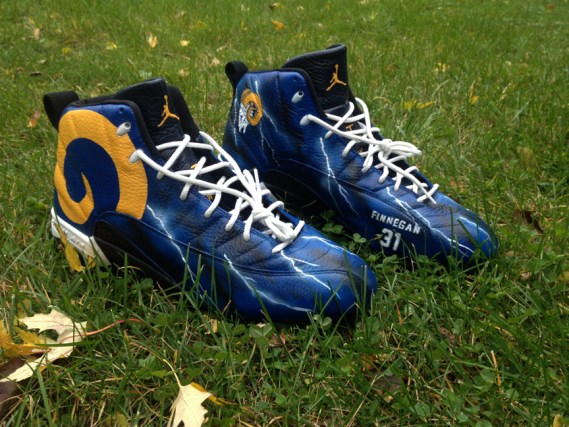 Air Jordan Los Angeles Rams Customs 11