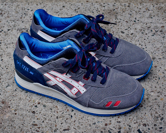 Asics Gel Lyte 3 Grey Blue Red 3