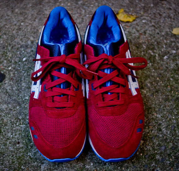 Asics Gel Lyte 3 Maroon Blue 6