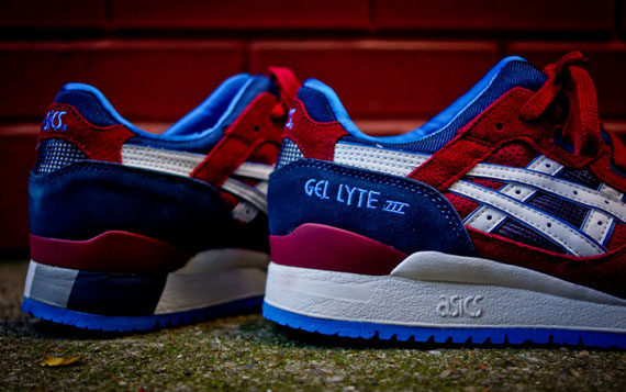 Asics Gel Lyte 3 Maroon Blue 8