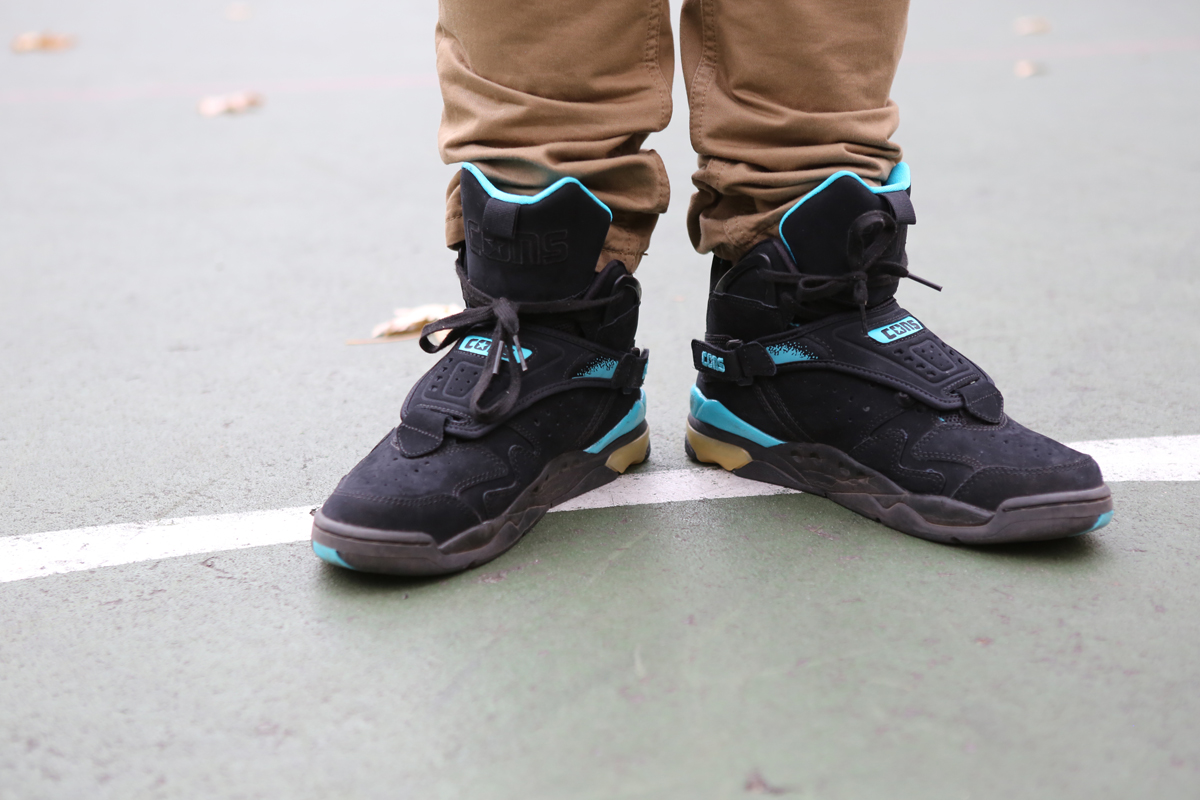 Converse Aero Jam Black Peacock Blue 01
