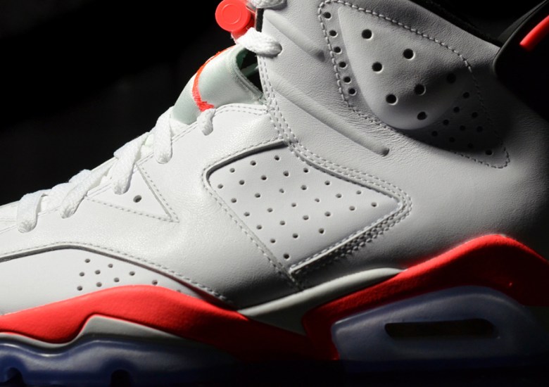 “White/Infrared” Air Jordan 6 Retro