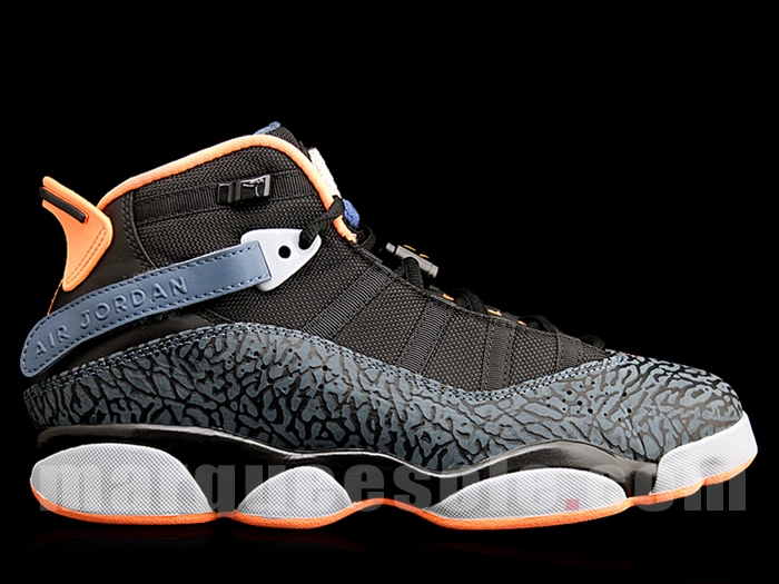 Jordan 6 Rings Black Orange Navy 06