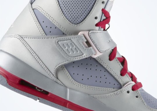 Jordan Flight 45 High – Metallic Platinum – Arctic Pink – Pebble Grey