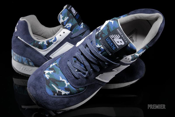 Navy Camo New Balance 576 7