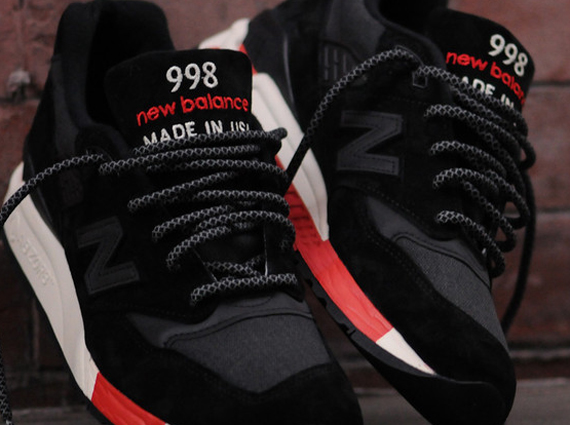 New Balance 998 Black Red