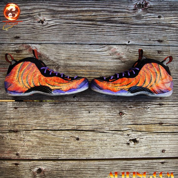 Nike Air Foamposite One Phoenix Rising Customs 03