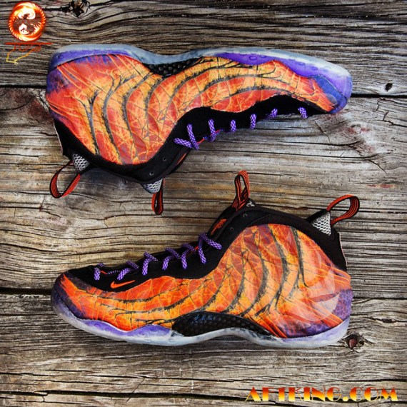 Nike Air Foamposite One Phoenix Rising Customs 10