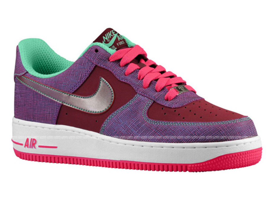 Nike Air Force 1 Low Cherrywood Pink Green Glow 1