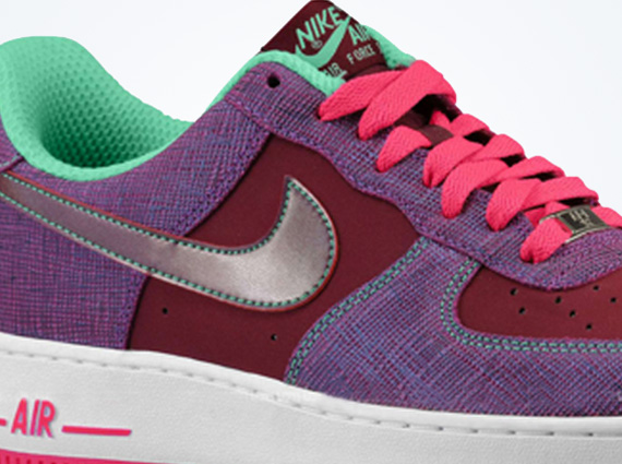 Nike Air Force 1 Low Cherrywood Pink Green Glow