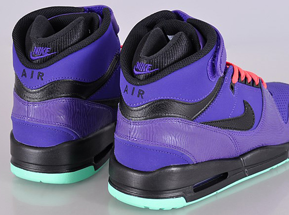 Nike Air Revolution Electric Purple Black Green Glow Atomic Red