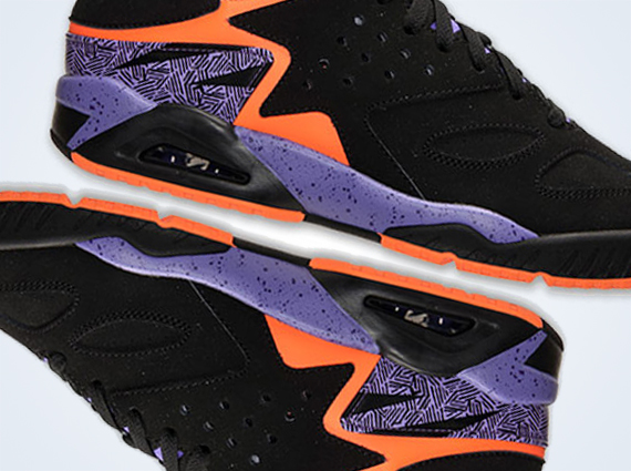 Nike Air Tech Challenge Huarache - Black - Court Purple - Orange