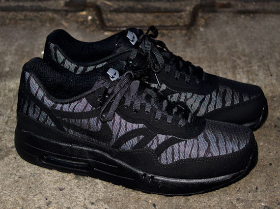 Nike Air Max 1 PRM Tape "Reflect" - Black - Silver - Anthracite