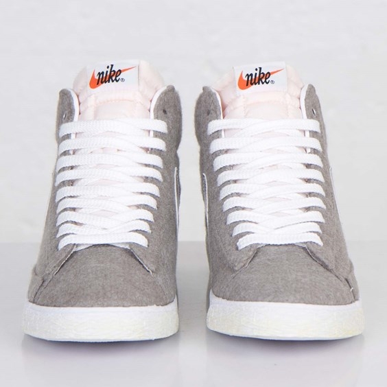 Nike Blazer Mid Prm Granite Metallic Silver White 06