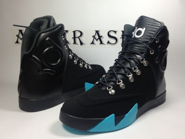 Nike Kd 6 Nsw Lifestyl Black Gamma Blue Leather 02