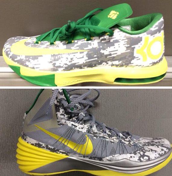 Nike Kd 6 Oregon Ducks Armed Forces Camo