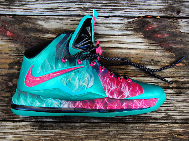 Nike LeBron 10 "Zombie in South Beach" Customs by Gourmet Kickz