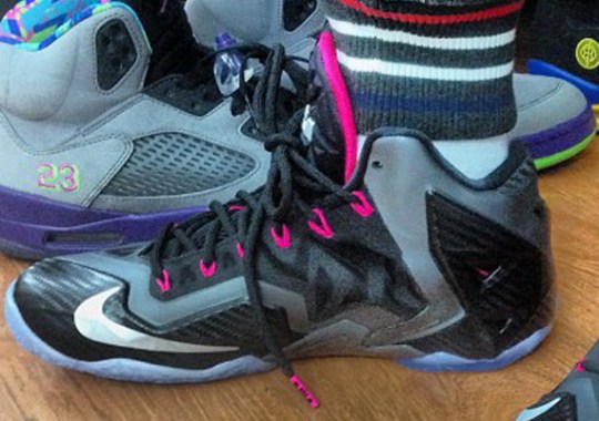 Nike LeBron 11 “Carbon Fiber” – On-Feet Photo