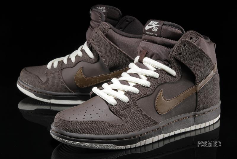 Nike Sb Dunk High Baroque Brown Dark Khaki Cashmere Available 05