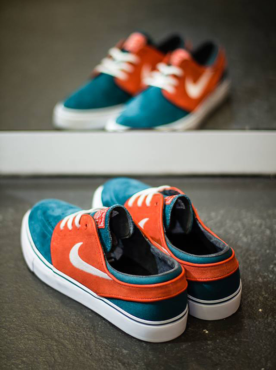 Nike Sb Janoski Dark Sea Total Orange 2