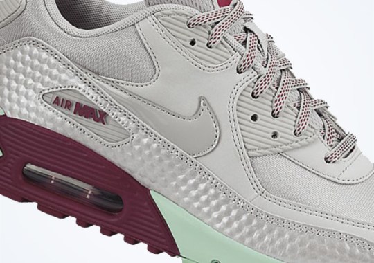 Nike WMNS Air Max 90 – Dusty Grey – Green Glow – Raspberry