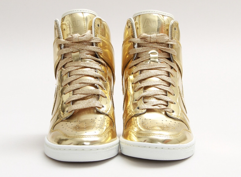 Nike Wmns Dunk Sky Hi Liquid Gold 02