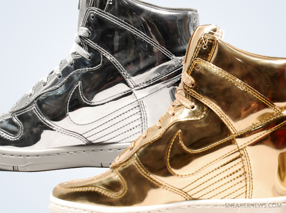 Nike Wmns Dunk Sky Hi Liquid Metal Pack