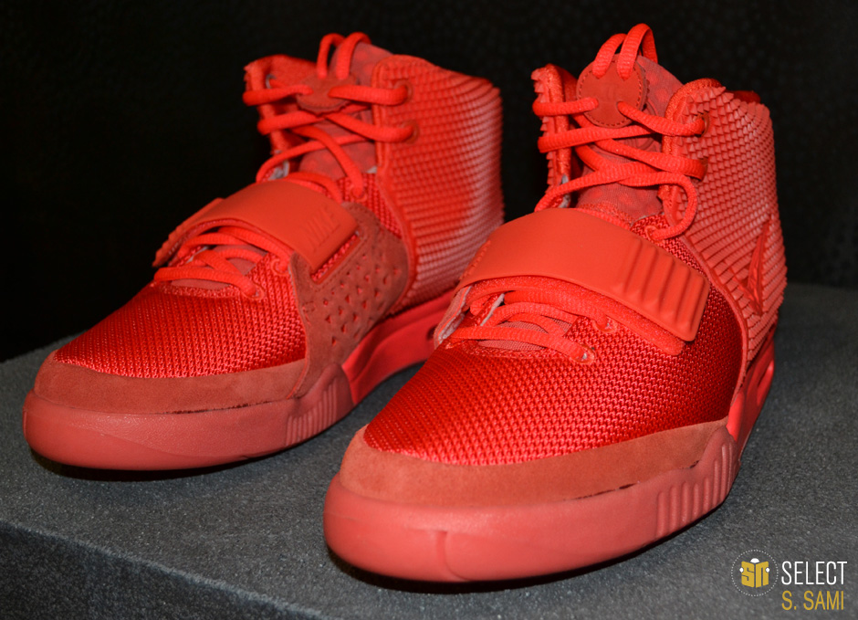 Sn Select Red Nike Air Yeezy 2 1