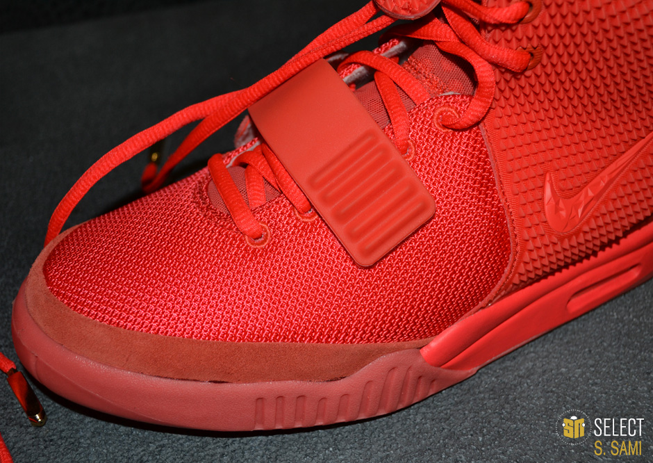 Sn Select Red Nike Air Yeezy 2 36